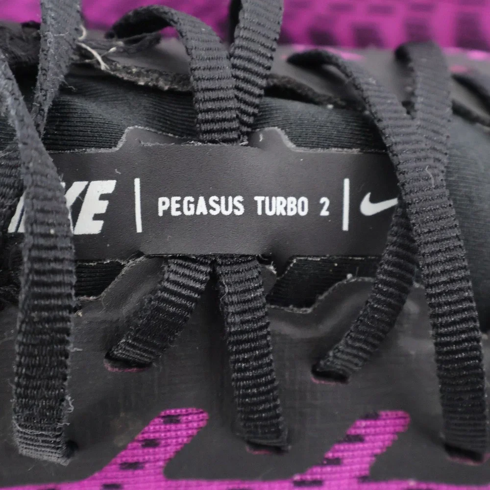 Nike Pegasus Turbo 2 Running Shoes Purple Mens 11 AT2863-500
